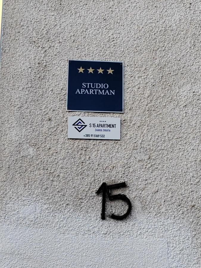 S15 Studio Apartment Free Parking Zagreb Eksteriør bilde